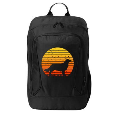 Kooikerhondje Dog Sunset Yellow City Backpack