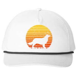 Kooikerhondje Dog Sunset Yellow Snapback Five-Panel Rope Hat