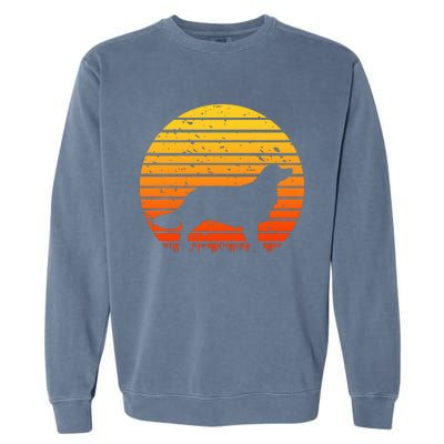 Kooikerhondje Dog Sunset Yellow Garment-Dyed Sweatshirt