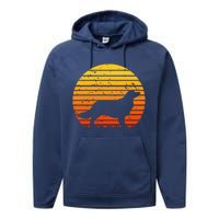 Kooikerhondje Dog Sunset Yellow Performance Fleece Hoodie