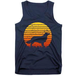 Kooikerhondje Dog Sunset Yellow Tank Top