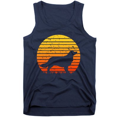 Kooikerhondje Dog Sunset Yellow Tank Top