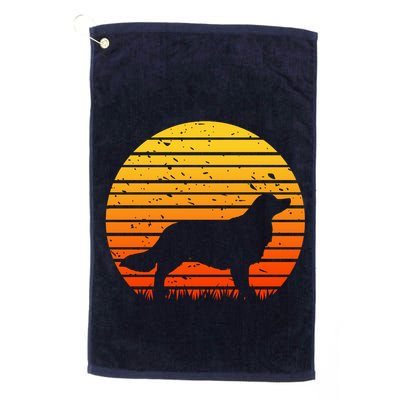 Kooikerhondje Dog Sunset Yellow Golf Towel