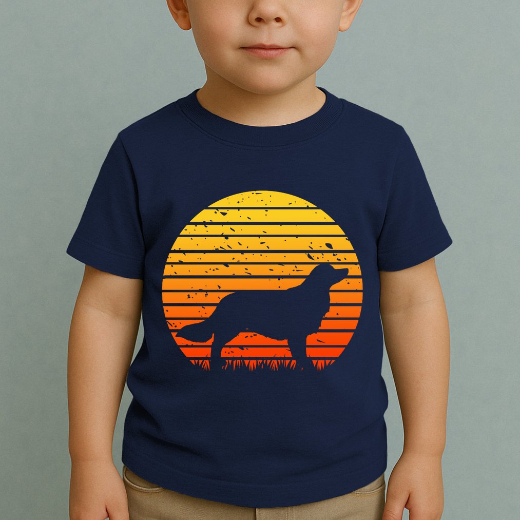 Kooikerhondje Dog Sunset Yellow Toddler T-Shirt