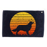 Kooikerhondje Dog Sunset Yellow Grommeted Golf Towel