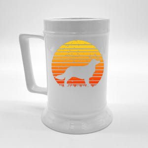 Kooikerhondje Dog Sunset Yellow Beer Stein