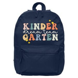 Kindergarten Dream Team Teacher Back To School 16 in Basic Backpack