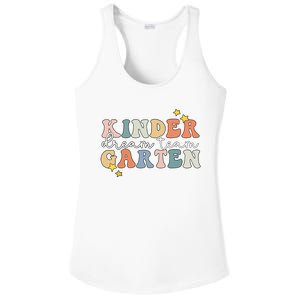 Kindergarten Dream Team Teacher Back To School Ladies PosiCharge Competitor Racerback Tank