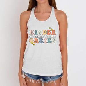 Kindergarten Dream Team Teacher Back To School Women's Knotted Racerback Tank