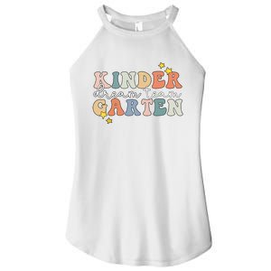 Kindergarten Dream Team Teacher Back To School Women's Perfect Tri Rocker Tank