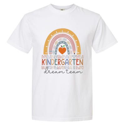 Kindergarten Dream Team Rainbow Welcome Back To School Garment-Dyed Heavyweight T-Shirt