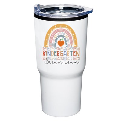 Kindergarten Dream Team Rainbow Welcome Back To School Tumbler