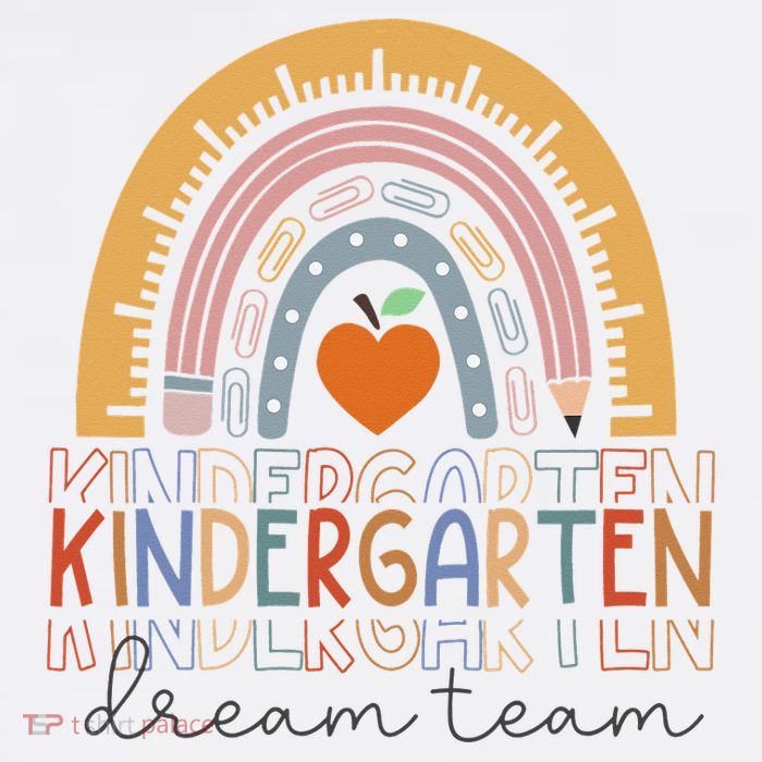 Kindergarten Dream Team Rainbow Welcome Back To School Premium T-Shirt