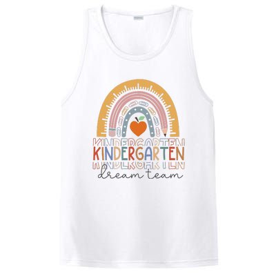 Kindergarten Dream Team Rainbow Welcome Back To School PosiCharge Competitor Tank