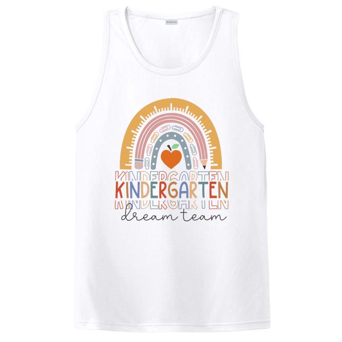 Kindergarten Dream Team Rainbow Welcome Back To School PosiCharge Competitor Tank