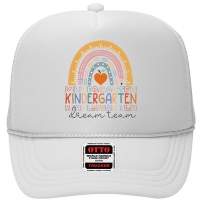Kindergarten Dream Team Rainbow Welcome Back To School Trucker Hat