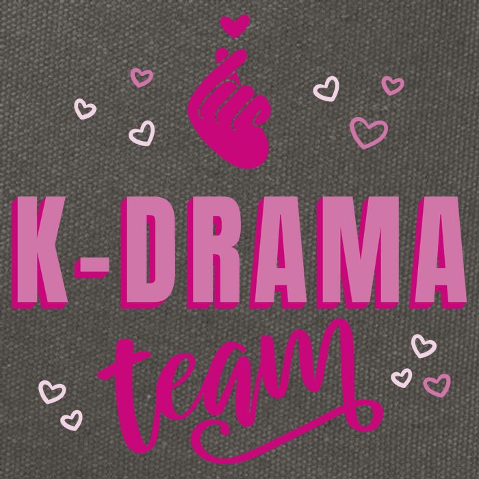K Drama Team Korea Cotton Canvas Backpack
