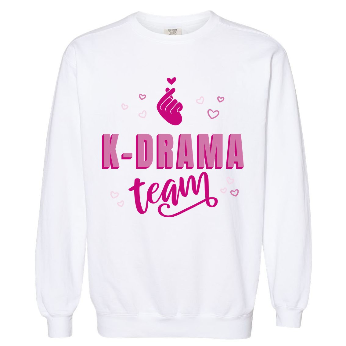 K Drama Team Korea Garment-Dyed Sweatshirt