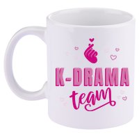 K Drama Team Korea 11oz C Handle Ceramic Mug