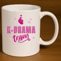K Drama Team Korea 11oz C Handle Ceramic Mug