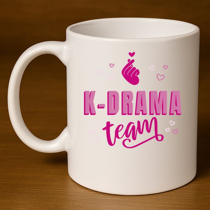 K Drama Team Korea 11oz C Handle Ceramic Mug
