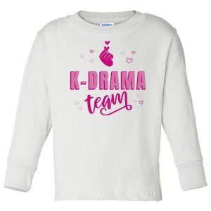 K Drama Team Korea Toddler Long Sleeve Shirt