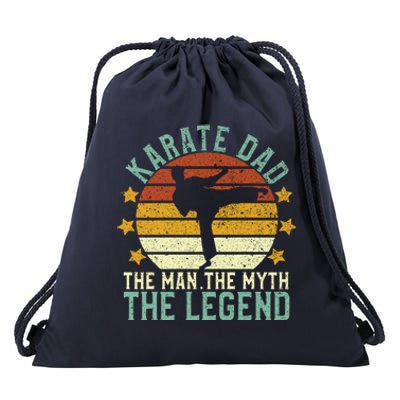 Karate Dad The The Myth The Legend Gift Drawstring Bag