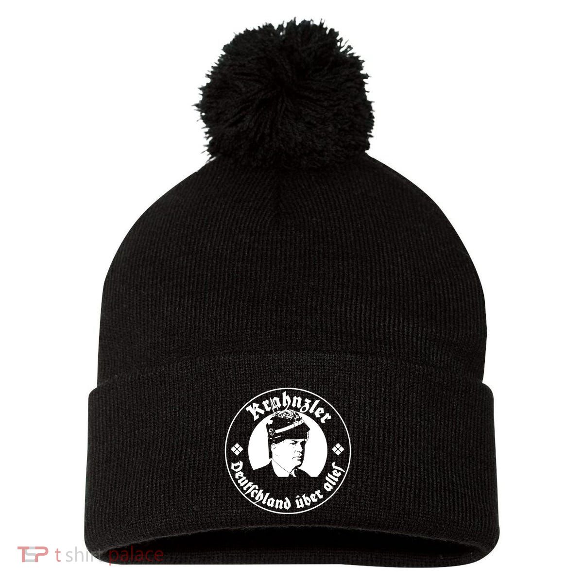 Kranzler Deutschland Uber Alles Pom Pom 12in Knit Beanie