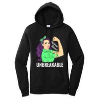 Kidney Donor Unbreakable Kidney Transplant Awareness Women's Pullover Hoodie