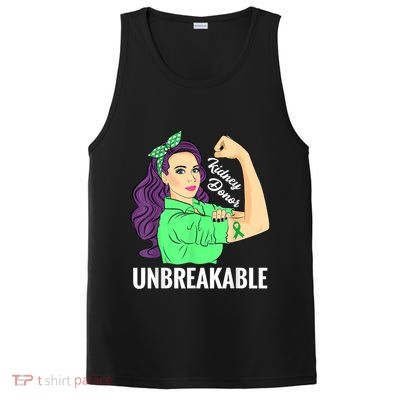 Kidney Donor Unbreakable Kidney Transplant Awareness PosiCharge Competitor Tank
