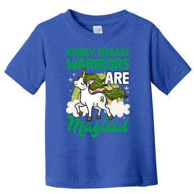 Kidney Disease Warriors Are Magical Unicorn Gift Toddler T-Shirt