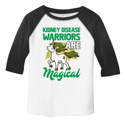 Kidney Disease Warriors Are Magical Unicorn Gift Toddler Fine Jersey T-Shirt