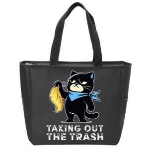 Kamala Debate Win Kamala Debate Trophy Taking Out The Trash Zip Tote Bag