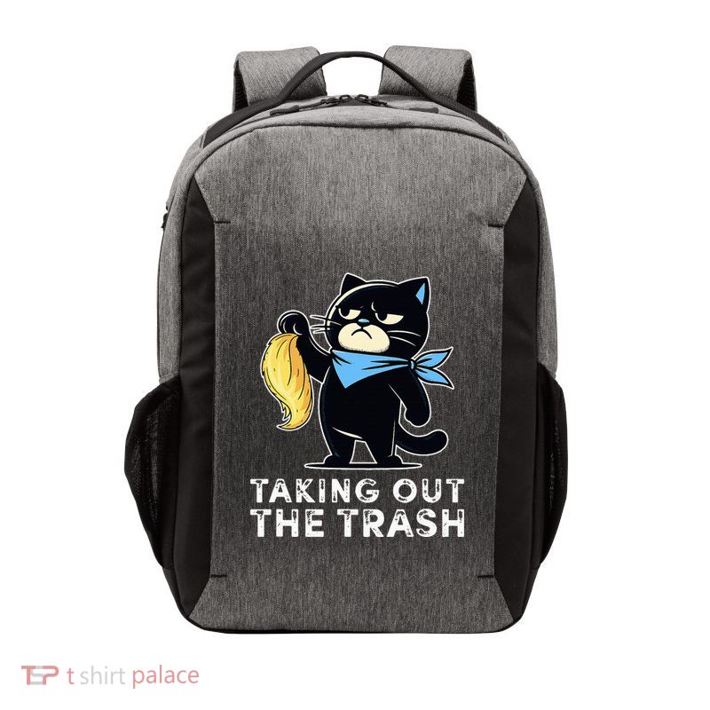 Kamala Debate Win Kamala Debate Trophy Taking Out The Trash Vector Backpack