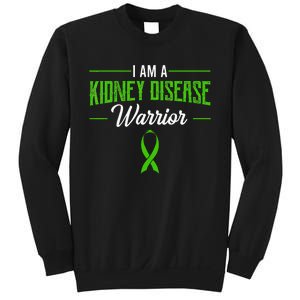 Kidney Disease Warrior Dialysis Nephritis Organ Donor Green Sweatshirt