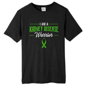 Kidney Disease Warrior Dialysis Nephritis Organ Donor Green Tall Fusion ChromaSoft Performance T-Shirt