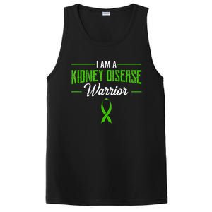 Kidney Disease Warrior Dialysis Nephritis Organ Donor Green PosiCharge Competitor Tank