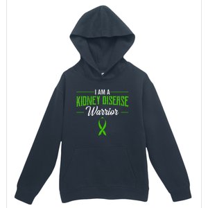 Kidney Disease Warrior Dialysis Nephritis Organ Donor Green Urban Pullover Hoodie