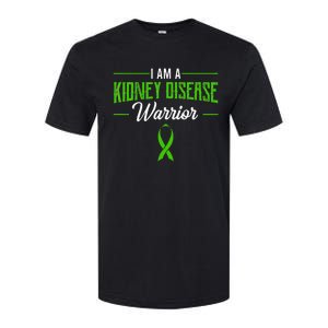 Kidney Disease Warrior Dialysis Nephritis Organ Donor Green Softstyle CVC T-Shirt