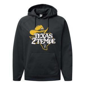 Kenny Dillingham Wearing Texas To Tempe Performance Fleece Hoodie