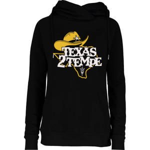 Kenny Dillingham Wearing Texas To Tempe Womens Funnel Neck Pullover Hood