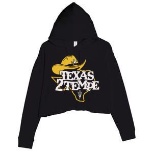 Kenny Dillingham Wearing Texas To Tempe Crop Fleece Hoodie