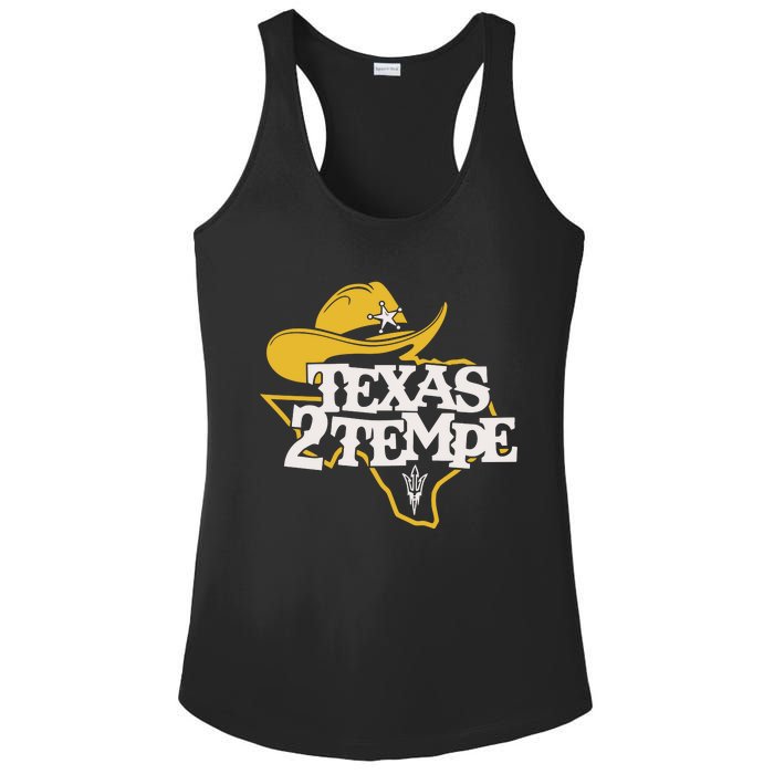 Kenny Dillingham Wearing Texas To Tempe Ladies PosiCharge Competitor Racerback Tank