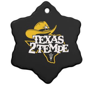 Kenny Dillingham Wearing Texas To Tempe Ceramic Star Ornament