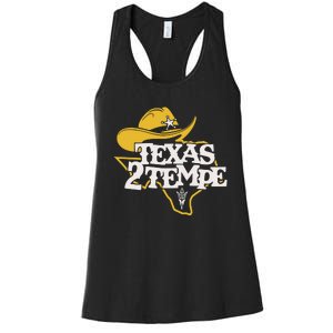 Kenny Dillingham Wearing Texas To Tempe Women's Racerback Tank