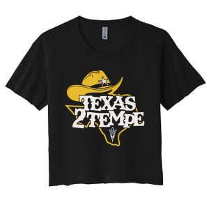 Kenny Dillingham Wearing Texas To Tempe Women's Crop Top Tee