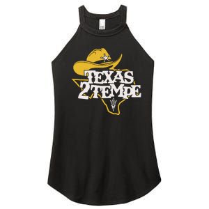 Kenny Dillingham Wearing Texas To Tempe Women's Perfect Tri Rocker Tank