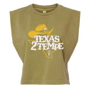 Kenny Dillingham Wearing Texas To Tempe Garment-Dyed Women's Muscle Tee