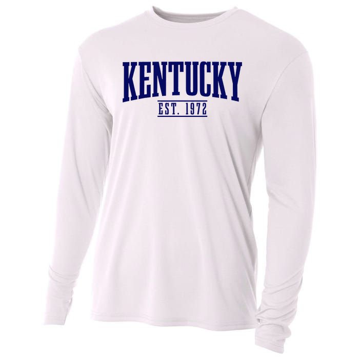 Kentucky Est. 1972 Vintage Cooling Performance Long Sleeve Crew