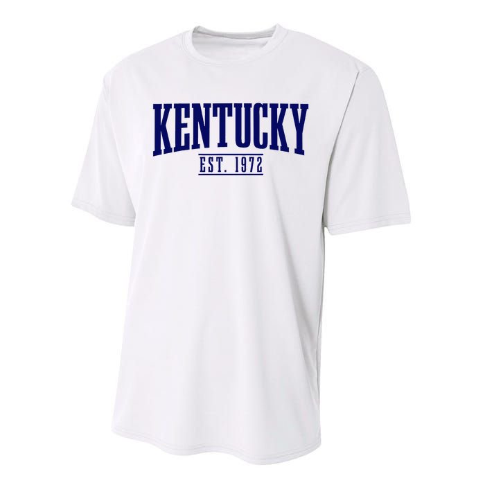 Kentucky Est. 1972 Vintage Performance Sprint T-Shirt